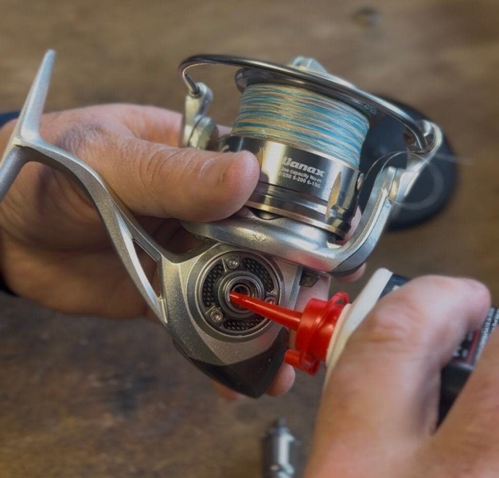 Huiler l’axe de manivelle